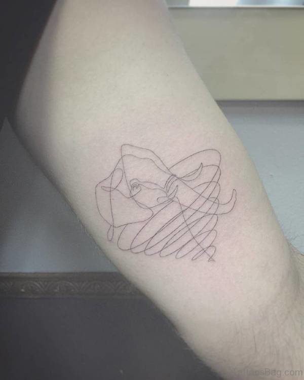 Impressive Forearm Elephant Tattoo