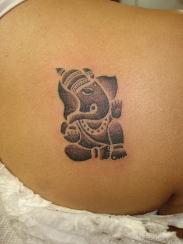 Impressive Ganesha Tattoo On Stomach