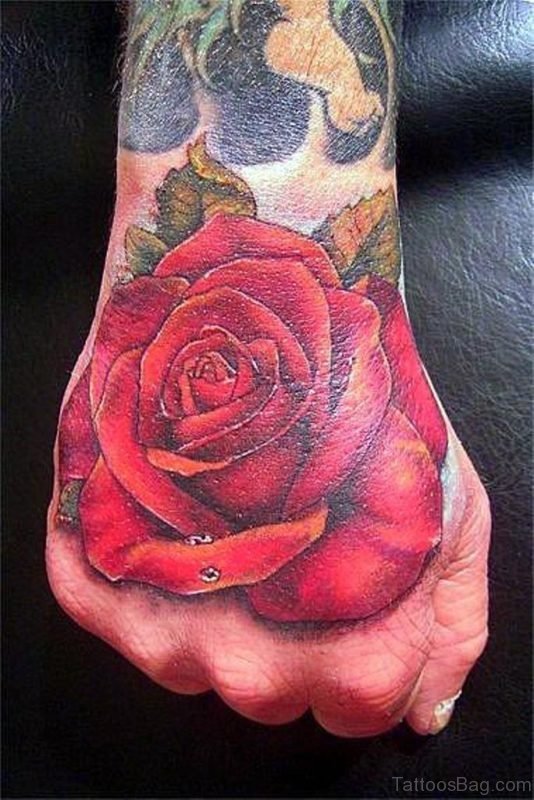 Impressive Rose Tattoo