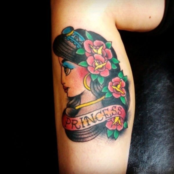 Jasmine Tattoo On Leg 