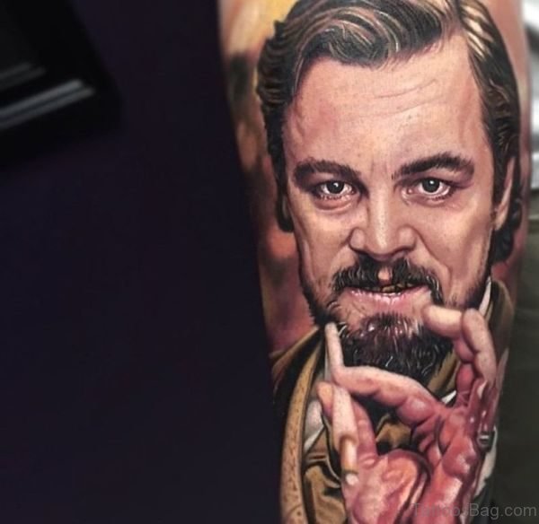 Leonardo DiCaprio Tattoo On Arm
