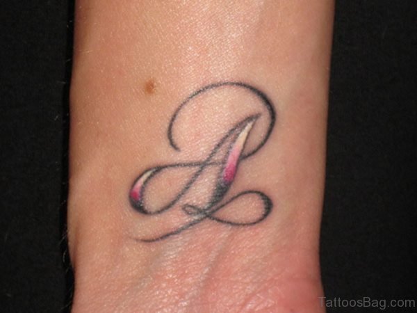 Letter Tattoo On Wrist