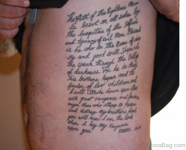 Lettering Tattoo