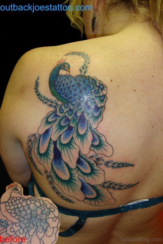 Lovely Peacock Tattoo