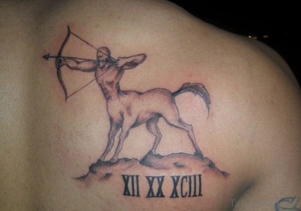 Lovley Roman Shoulder Tattoo On Shoulder Back