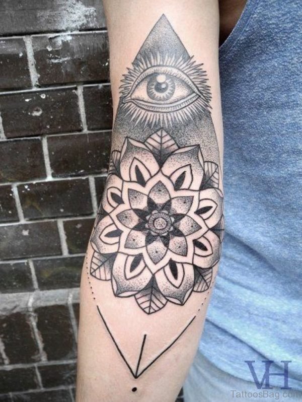 Mandala And Eye Tattoo
