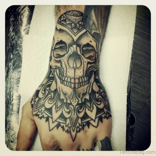Mandala Skull Tattoo