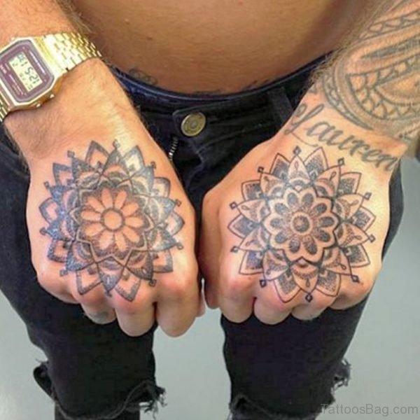 Mandala Tattoo On Hand