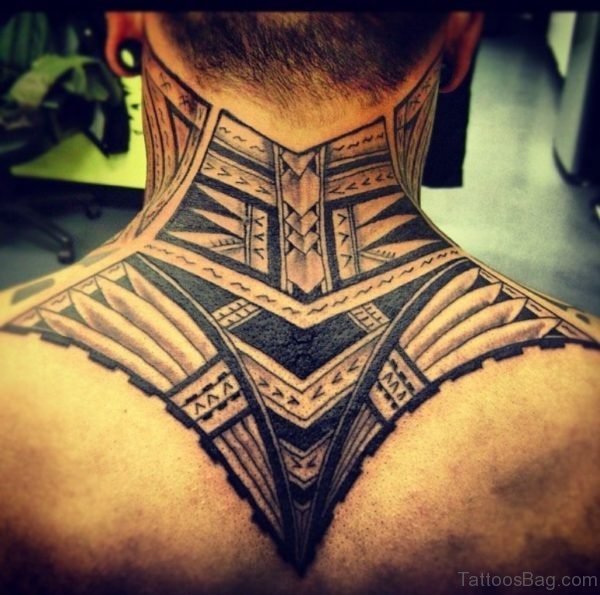 Mandala Tattoo On Nape