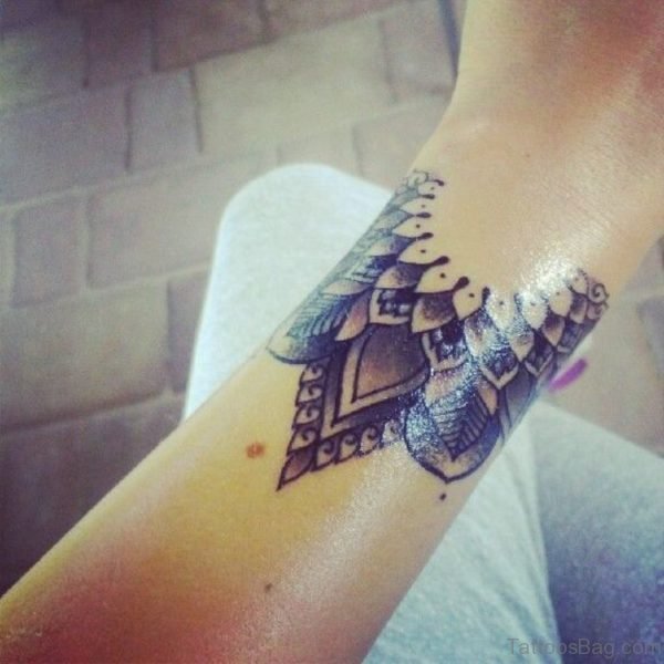 Mandala Tattoo On Wrist