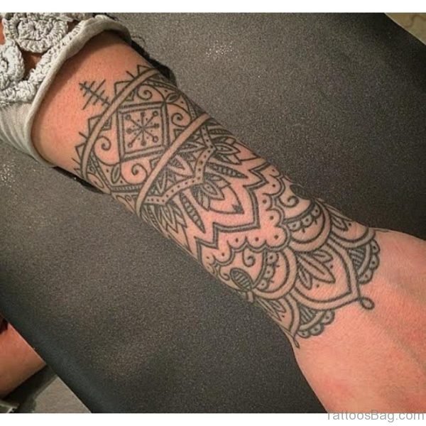 Mandala Tattoo On Wrist