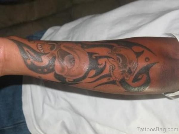 Mechanical Arm Tattoo Design Image 