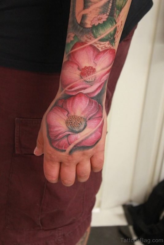 Mind Blowing Flower Tattoo