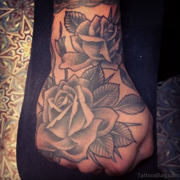 Mind Blowing Rose Tattoo
