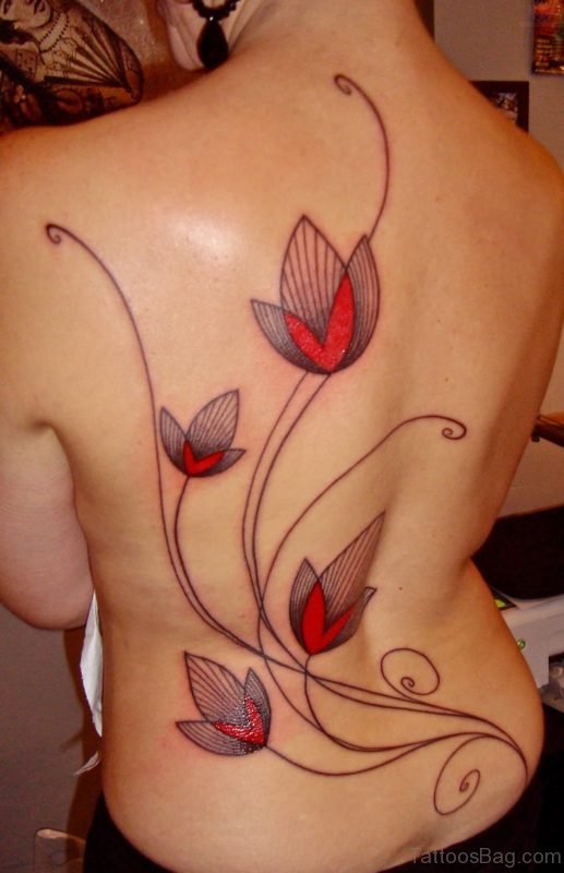 New Tattoo Design On Back Body