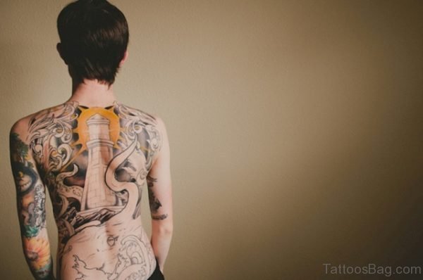 Nice Back Tattoo