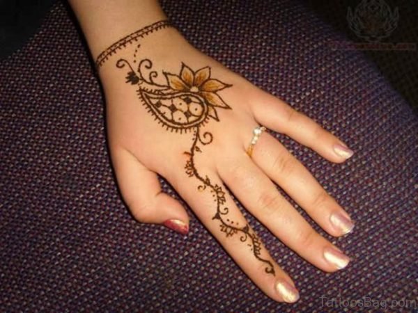 Nice Looking Flower Tattoo