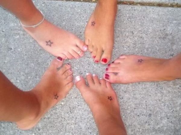 84 Cute Star Tattoo On Foot