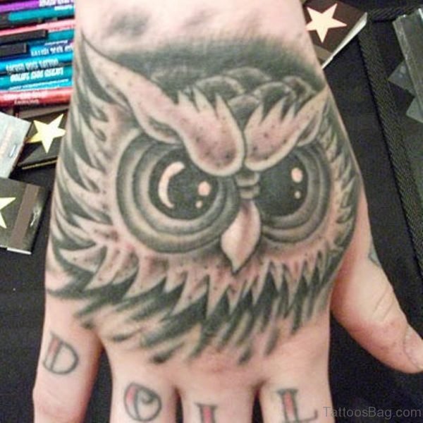 Nice Owl Tattoo 