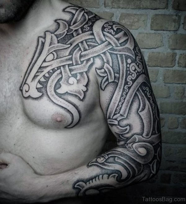 Nice Tribal Nordic Tattoo