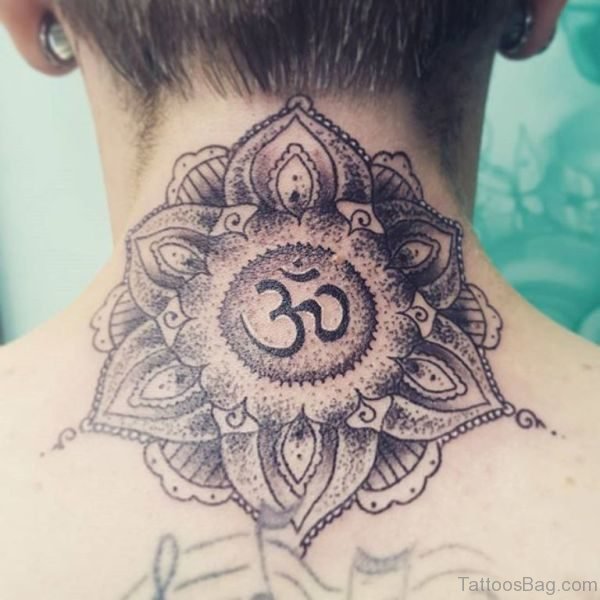 Om Tattoo In Mandala