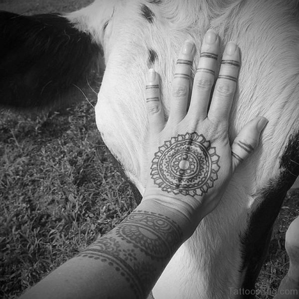 Perfect Mandala Tattoo Design On Hand
