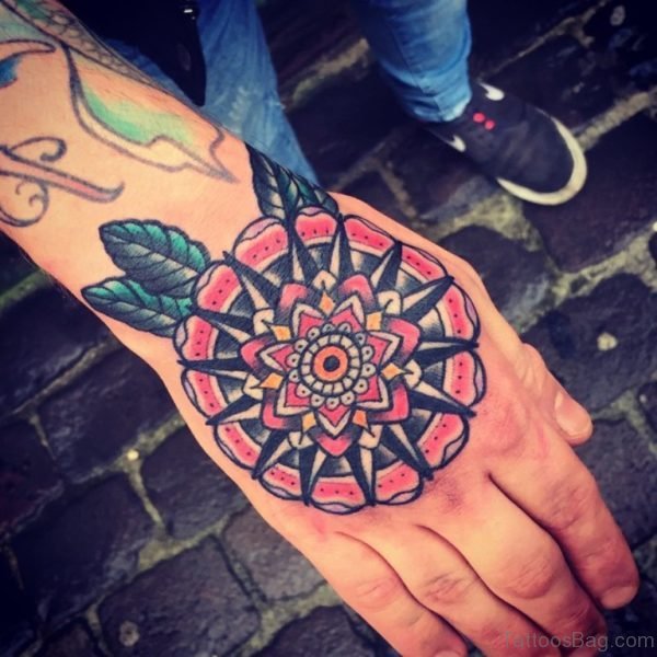 Perfect Mandala Tattoo On Hand