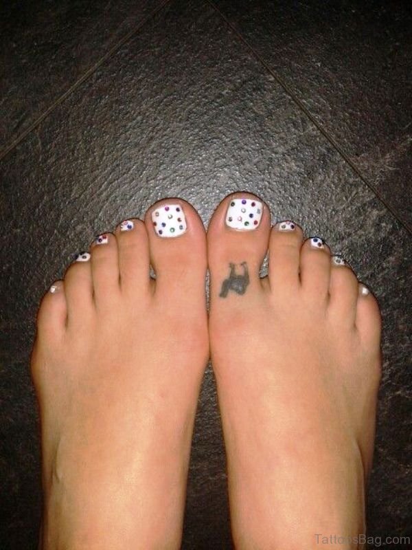 Pic Of Camel Tattoo On Toe