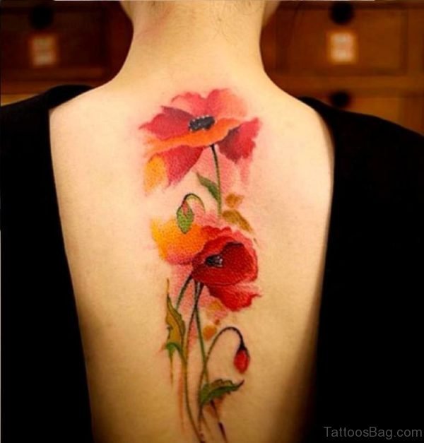 Poppy Flower Tattoo