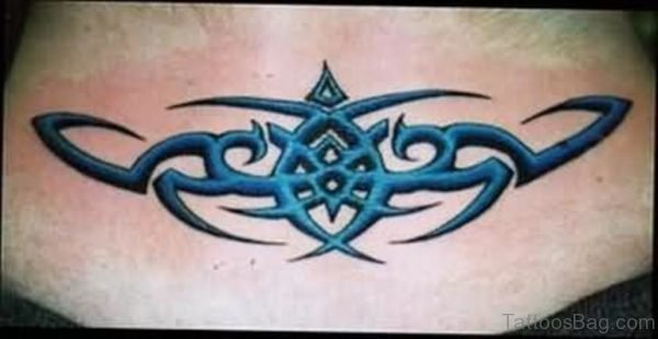 Pretty Tribal Tattoo On Waist