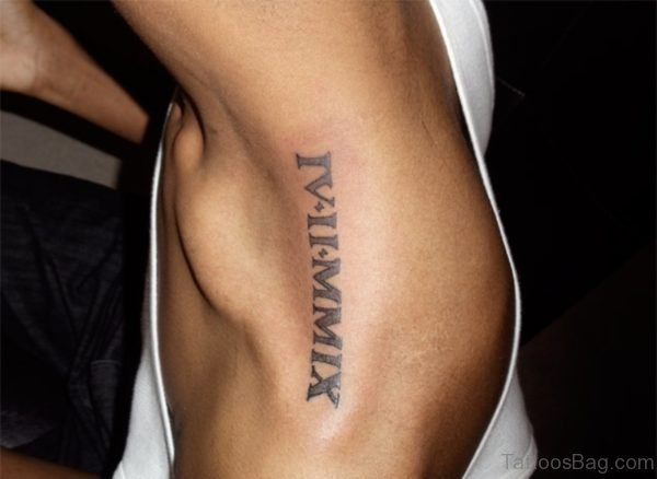Roman Number Tattoo
