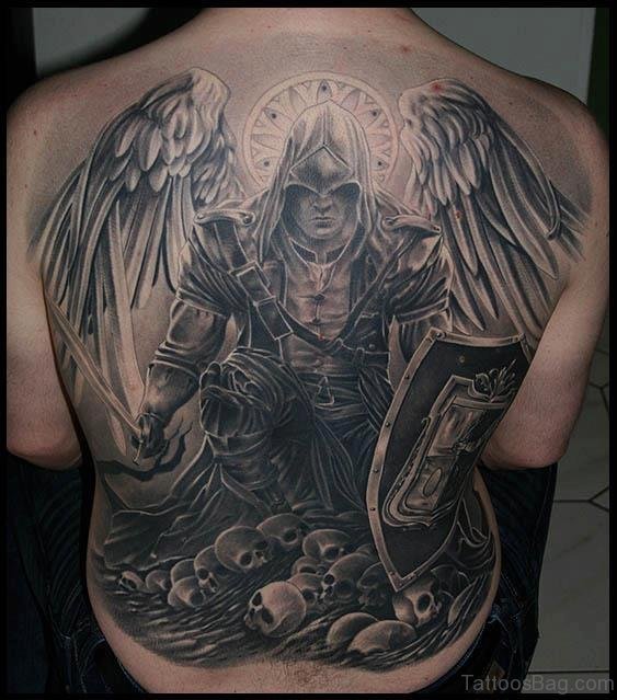 Skull And Angel Tattoo