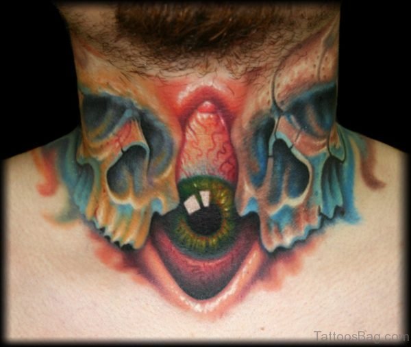 Skull And Eye Tattoo