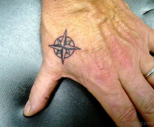 Small Compass Tattoo