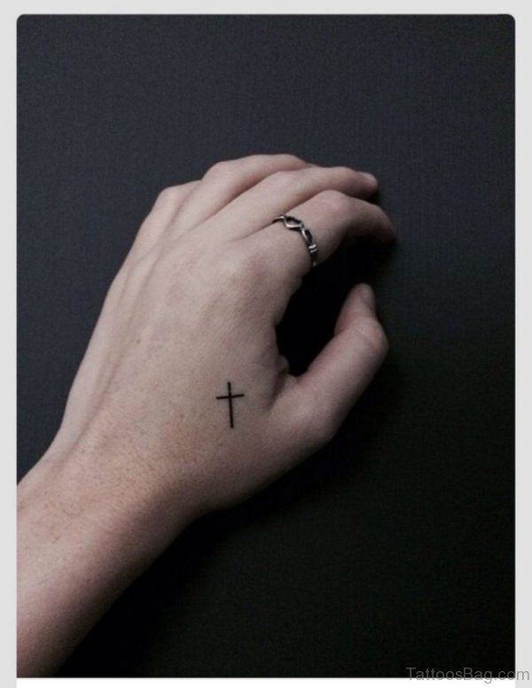 Small Cross Tattoo