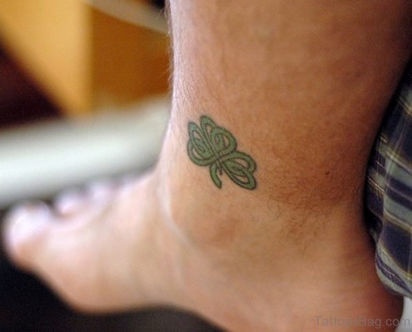 Small Shamrock Celtic Knot Tattoo