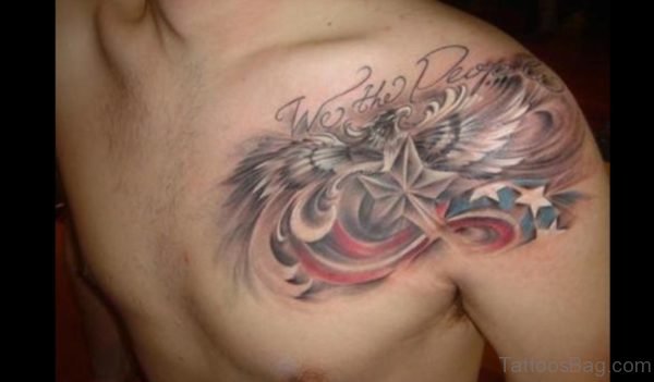 Star Tattoo On Shoulder 