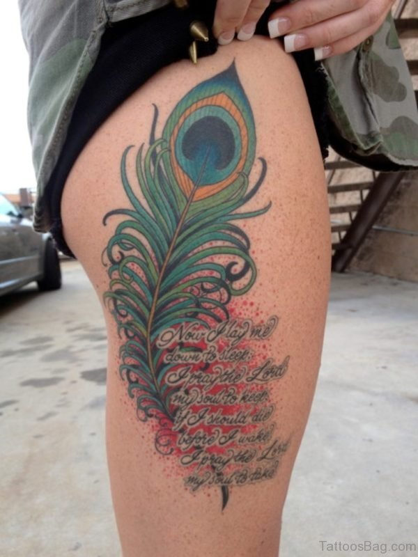 Stunning Feather Tattoo