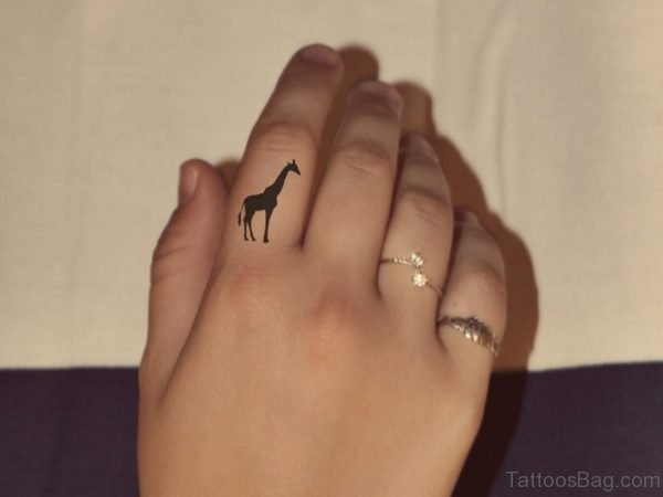 Stunning Giraffe Tattoo