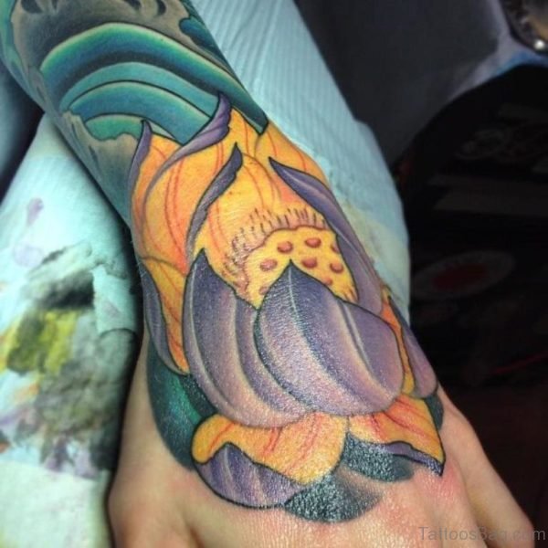 Stunning Lotus Tattoo