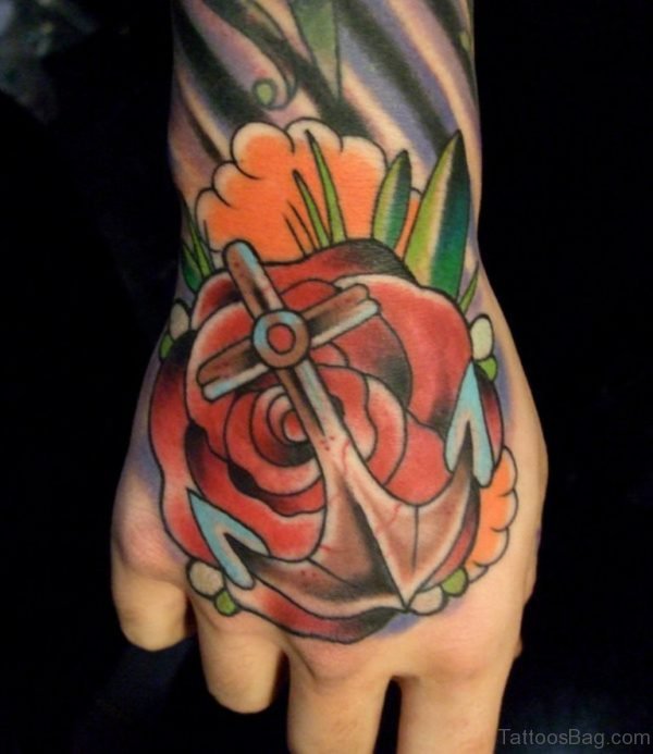 Stylish Anchor Tattoo