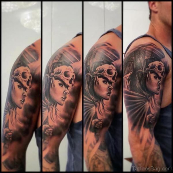 Stylish Shoulder Tattoo 