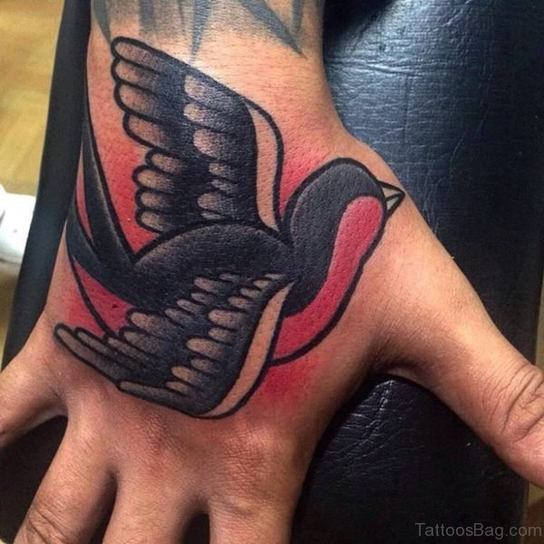 Stylish Swallow Tattoo