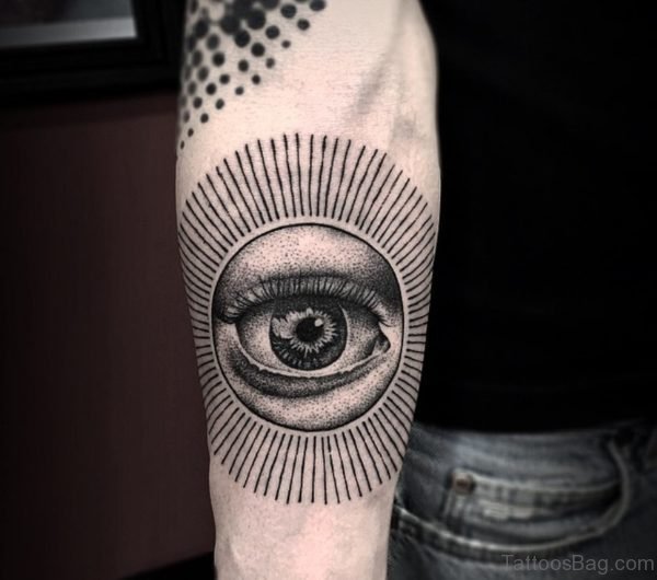 Sun Eye Tattoo