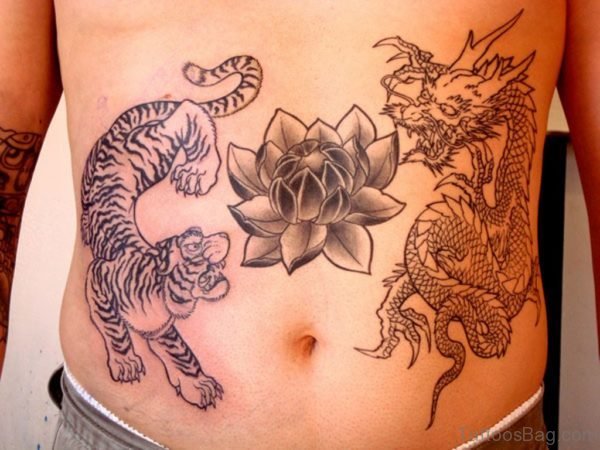 Tiger And Dragon Tattoo