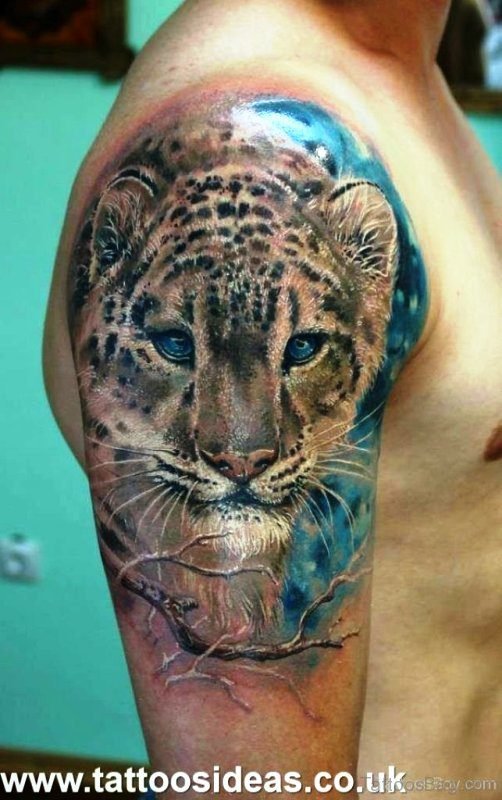 Tiger Tattoo On Shoulder 1