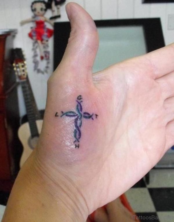 Tribal Cross Tattoo