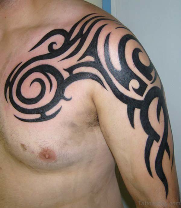 Tribal Design On Shoulder
