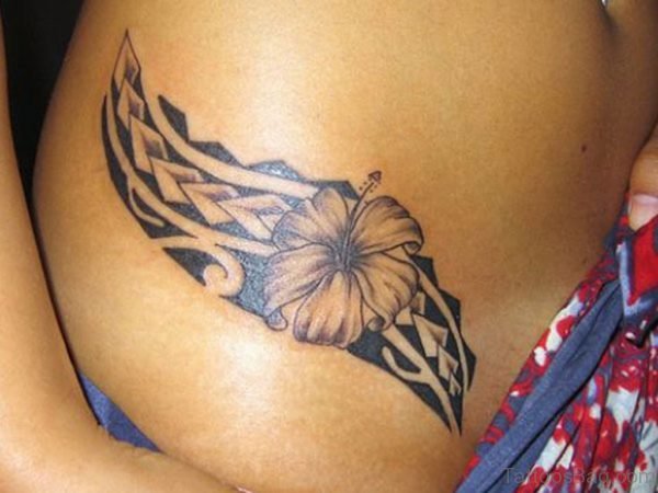 Tribal Flowers Tattoo