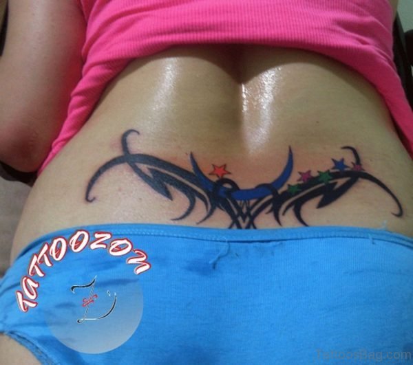 Tribal Humping Horse Tattoo